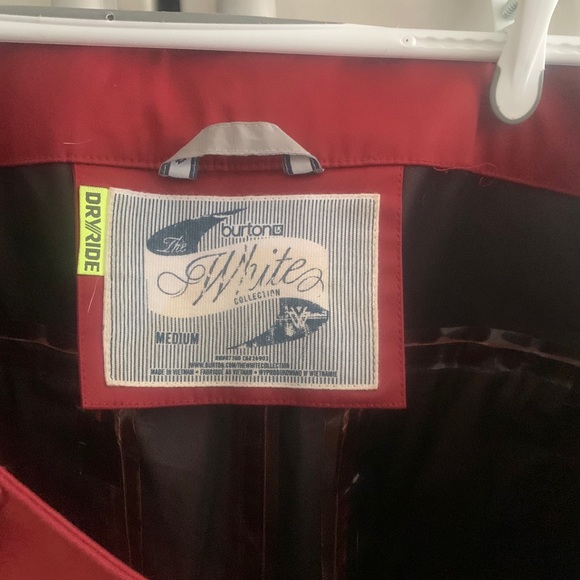 Burton Dry Ride ‘The White Collection’ snow pants - Picture 4 of 6